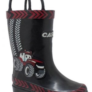 Bottes de pluie en caoutchouc noir pour enfant (CI-5003)