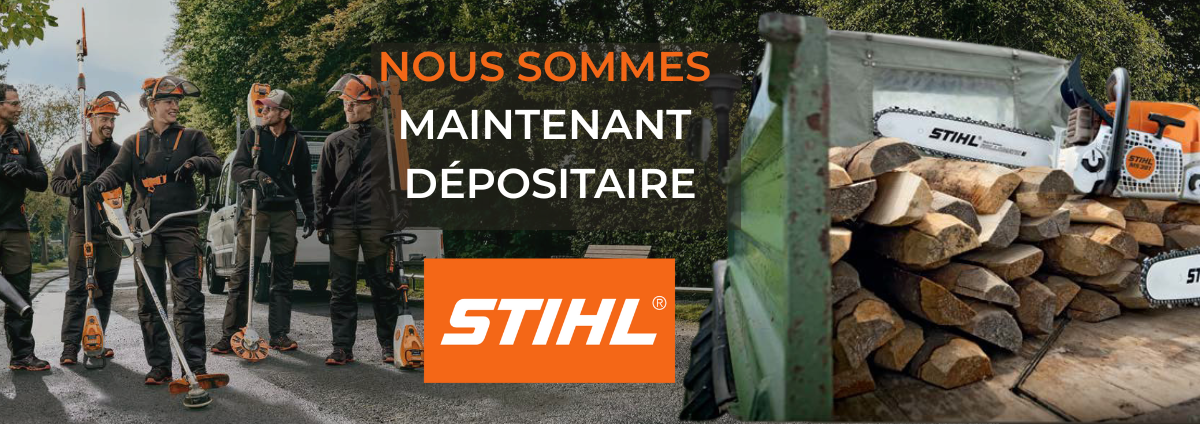 Nous sommes dépositaire STIHL