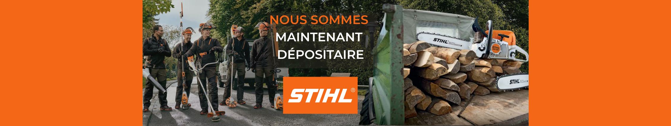 Nous sommes dépositaire STIHL